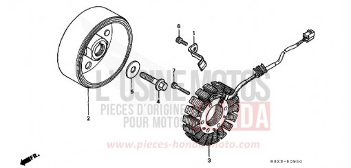 GENERATRICE CB600F2Y de 2000